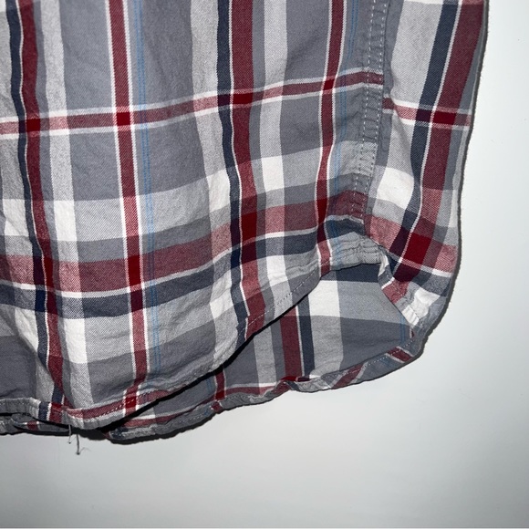 Columbia Button Up Adult XL Mens Multicolor Plaid Long Sleeve 100% Cotton Shirt - Picture 16 of 16